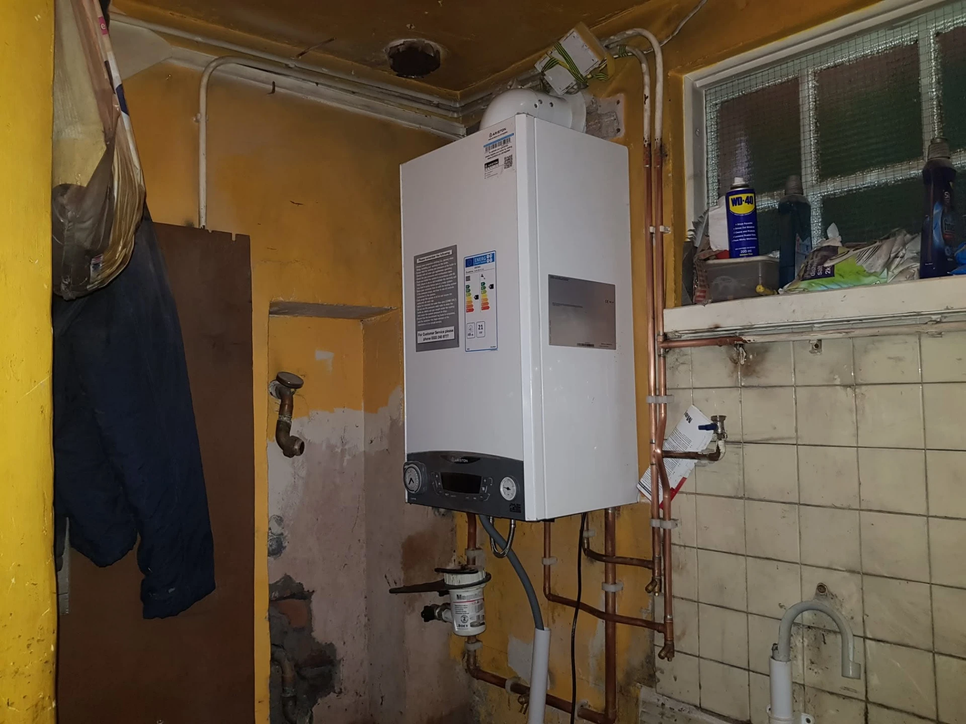 New combi boiler installed by PHBLUE in Cardiff